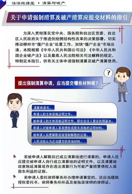 企業(yè)申請強(qiáng)制清算與破產(chǎn)清算所需材料指引及服務(wù)簡介